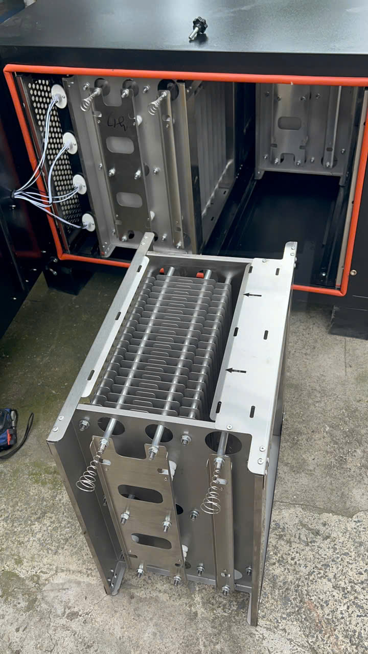 Phin lọc inox máy lọc khói tĩnh điện