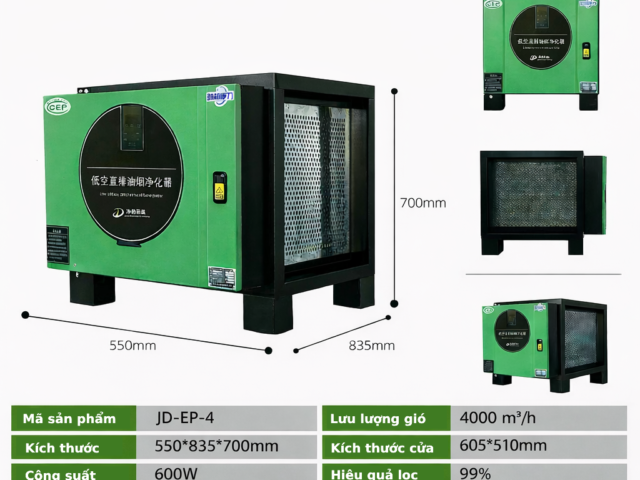 Máy lọc khói tĩnh điện JD-EP-4