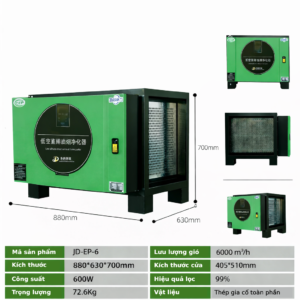 Máy lọc khói tĩnh điện JD-EP-6